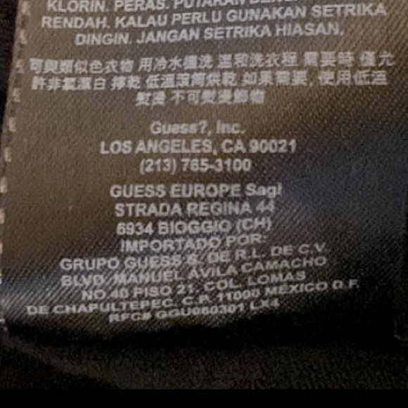 Women’s,Collard,Guess Tee Shirt - Picture 7 of 7